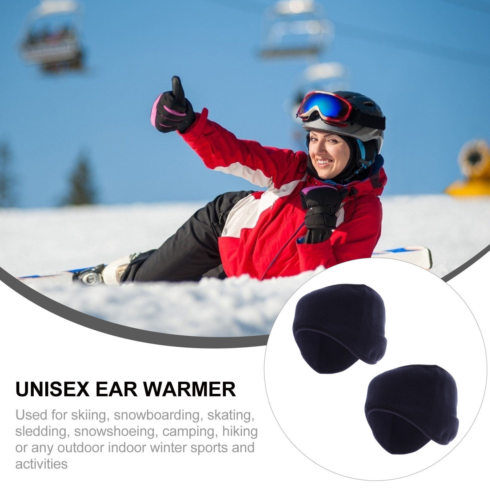 2Pcs Windproof Warm Headband P – Fleece Ear Warmer Band Bewertung und Preis