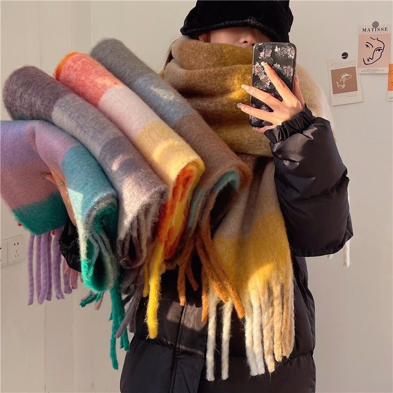 2025New Winter Thick Warm Scar – Cashmere Pashmina Wrap Bewertung und Preis