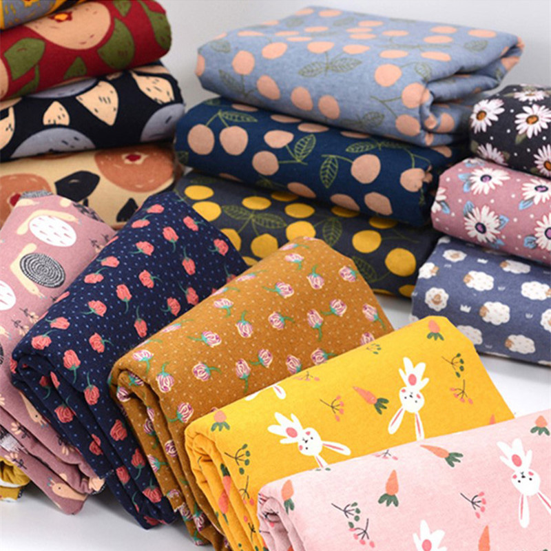 Half Meter Baby's Flannel Fabr – Flannel Shirt Lined Bewertung und Preis