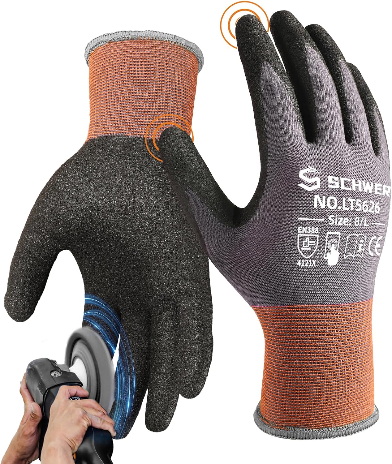 6 Pairs Heavy Duty Work Gloves – Touch Screen Gloves Bewertung und Preis