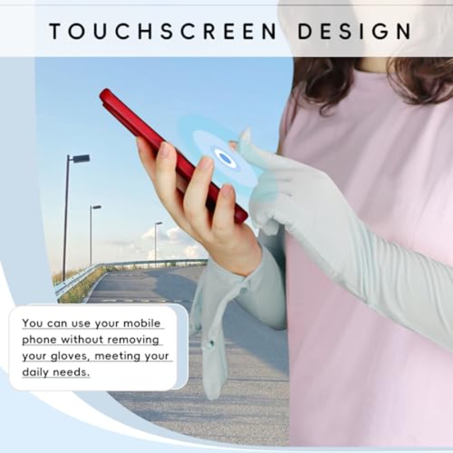 Women's UV Sun Protection Long – Touch Screen Gloves Bewertung und Preis
