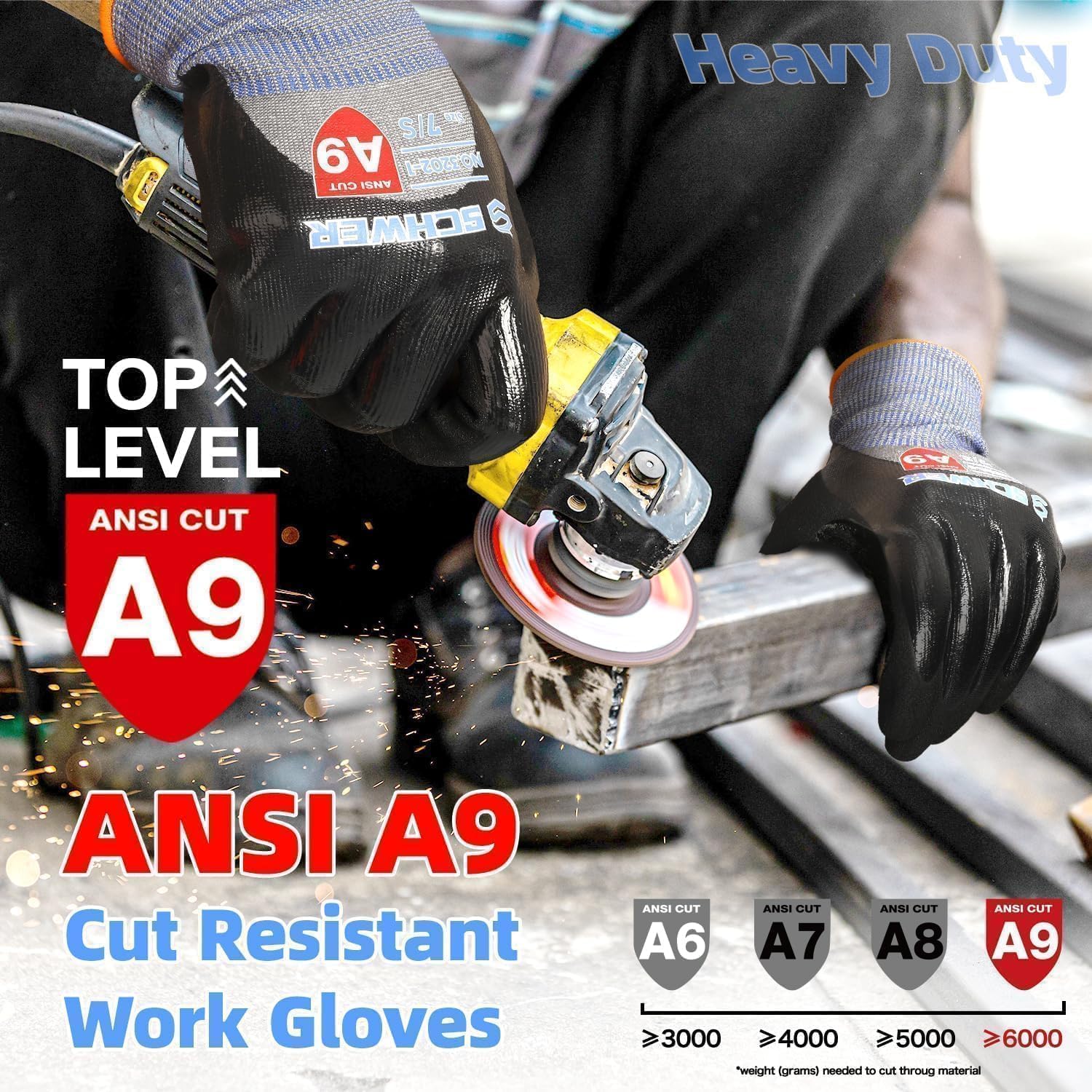 ANSI A9 Cut Resistant Gloves,  – Touch Screen Gloves Bewertung und Preis