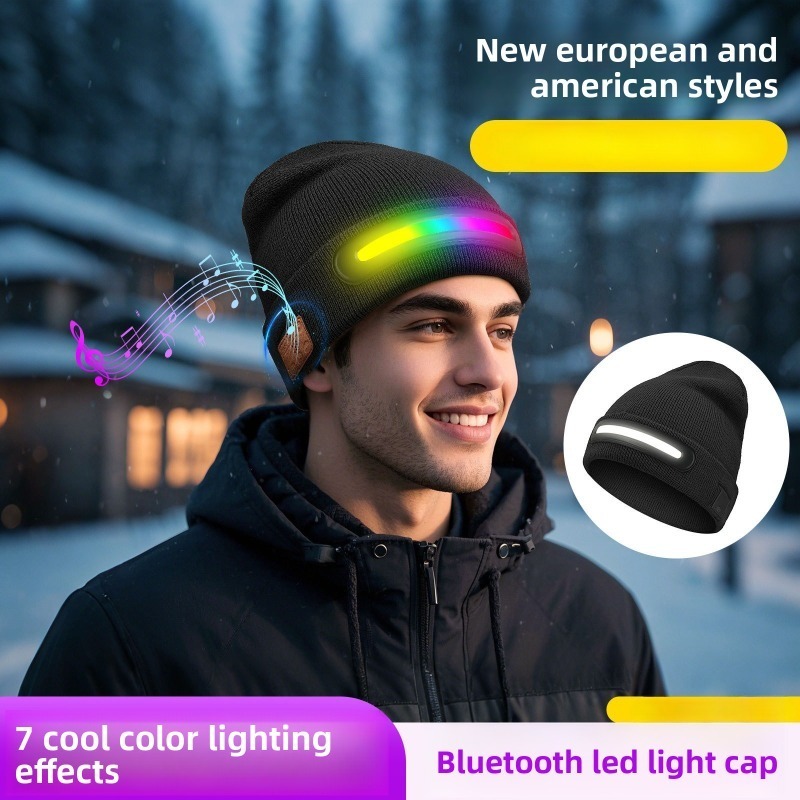 Christmas LED Light Up Bluetoo – Knit Beanie Hat Warm Bewertung und Preis