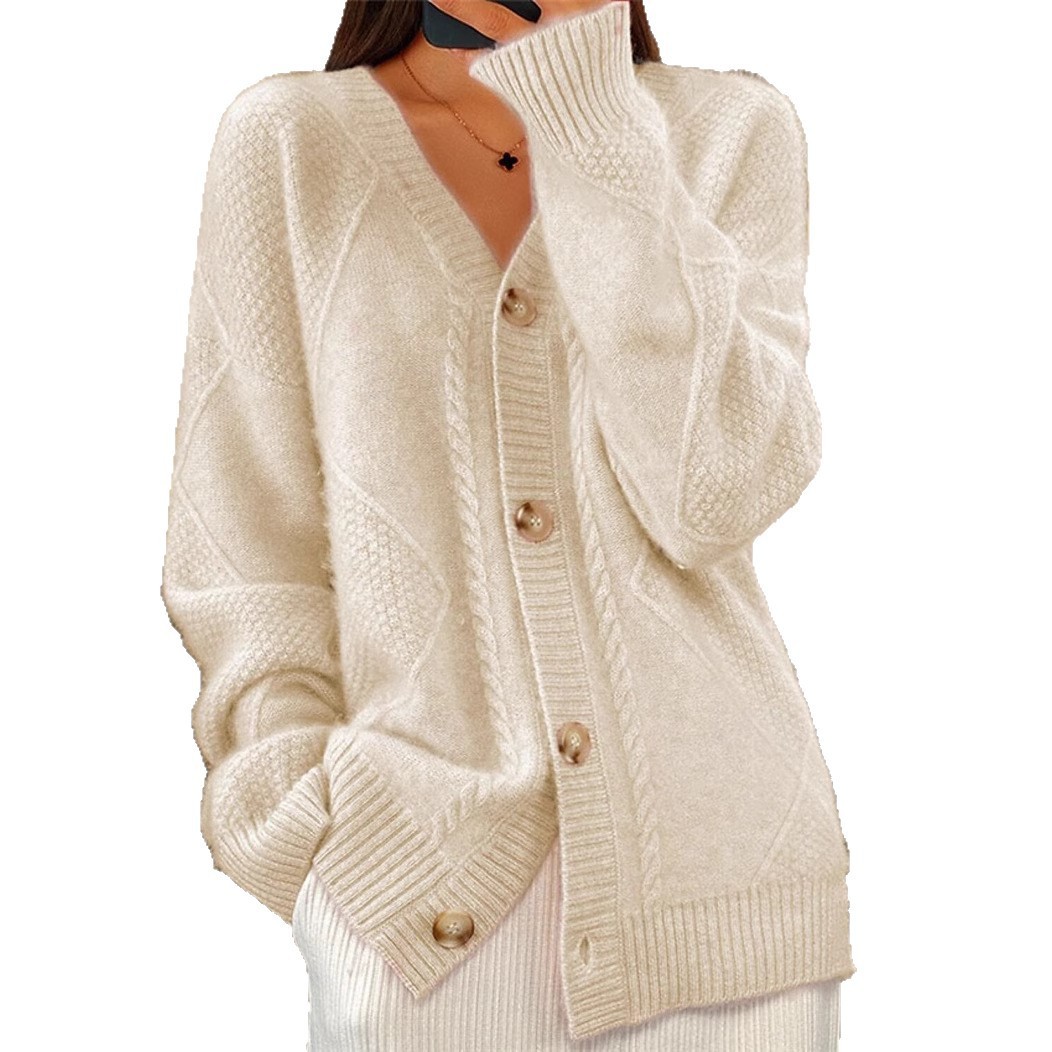 Women V Neck Cable Knit Cardig – Down Jacket Packable Bewertung und Preis
