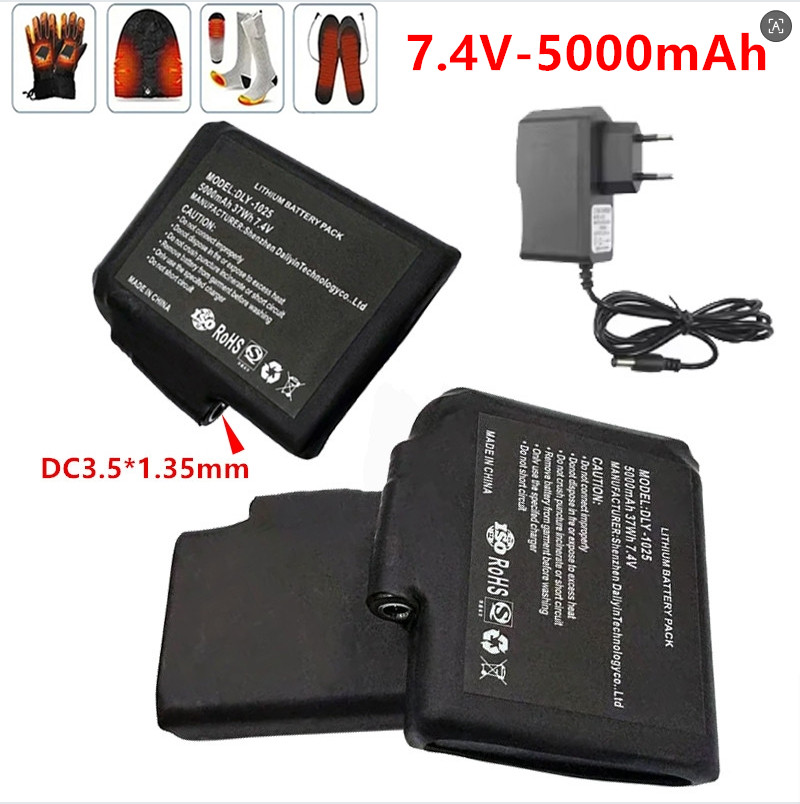 New High-quality7.4 V, 5000mAh – Heated Vest Battery Bewertung und Preis