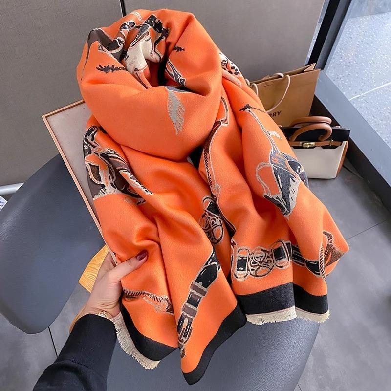 Retro Rider Horse Imitation Ca – Wool Scarf Men Bewertung und Preis