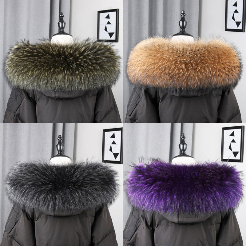 100% Real Fur Collar Coat Wint – Shawl Wrap Winter Bewertung und Preis