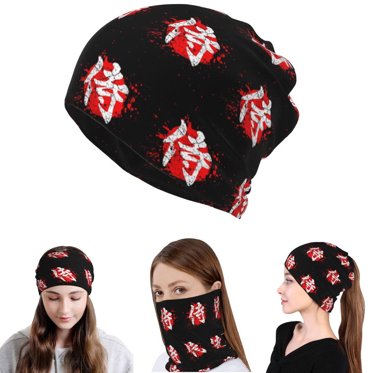 Japanese Bushido Samurai Chara – Knit Beanie Hat Warm Bewertung und Preis