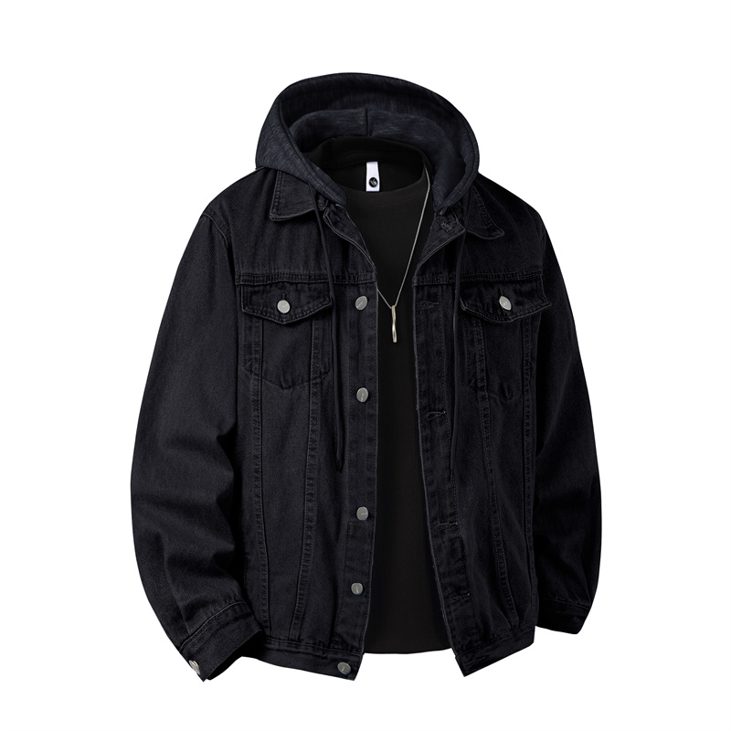 Men Hooded Denim Jacket Men St – Down Jacket Packable Bewertung und Preis