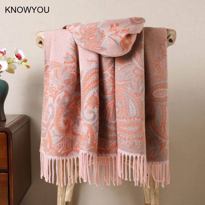 Reversible Jacquard Warm Cashm – Cashmere Pashmina Wrap Bewertung und Preis